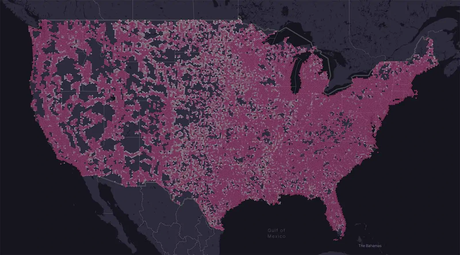 T-Mobile LTE coverage map