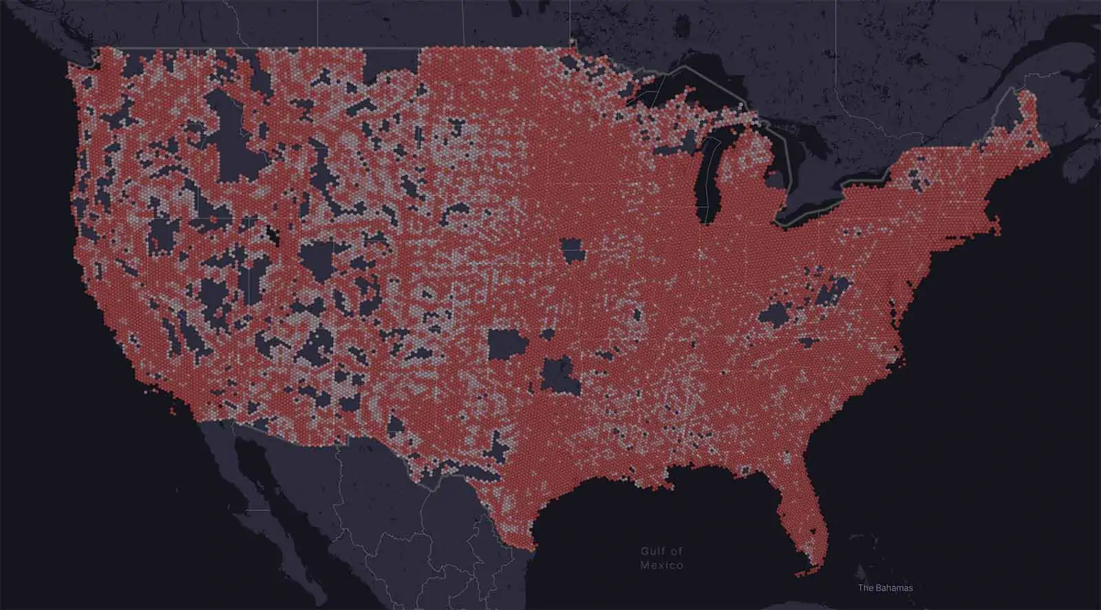 Verizon LTE coverage map